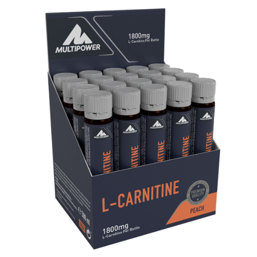 Снимка на Течна L-карнитин 20х25мл (100% ™Carnipure) - Праскова Мултипауър