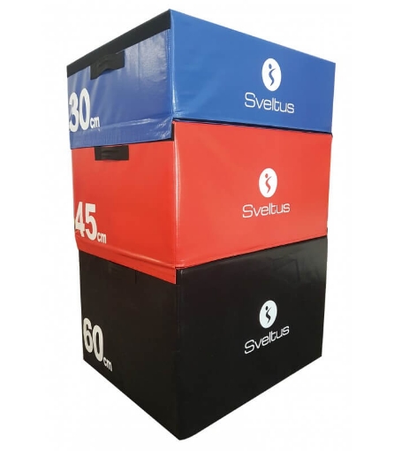 Снимка на Комплект плиометрични стълби 30/45/60 см - Plyobox - Sveltus 