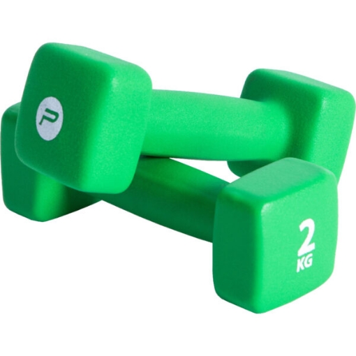 Снимка на КОМПЛЕКТ ХРАМБАРИ DUMBBELL NEOPRENE 2x2KG P2I