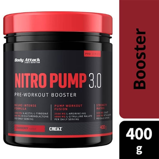 Снимка на НИТРО ПАМП 400 г КАНБЕРИ BODY ATTACK