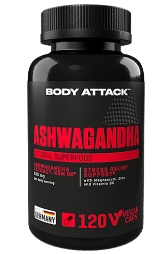 Снимка на Ашваганда 120 капсули - Body Attack