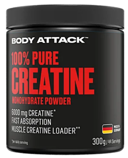 Снимка на Креатин 100% Прах - 300г Body Attack