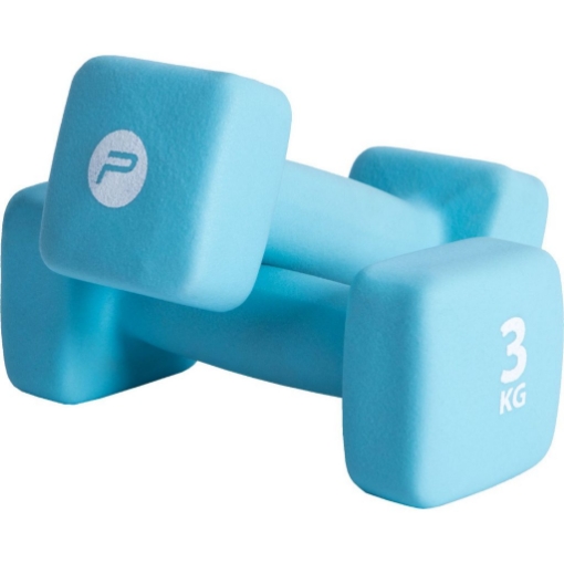 Снимка на КОМПЛЕКТ ХРАМБАРИ DUMBBELL NEOPRENE 2x3KG P2I