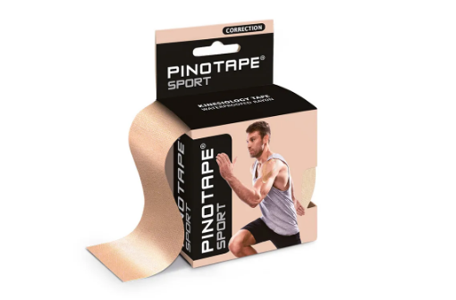 Снимка на Kinesio лента PINOTAPE® Sport Correction - Бежов 