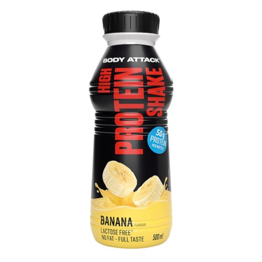 Снимка на High Protein Shake - банан 500мл