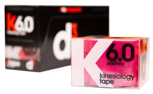 Снимка на K6.0 Кинезиологична Лента Розова 5см x 6м - d3Tape