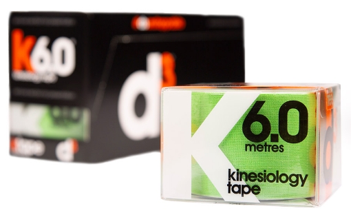 Снимка на K6.0 Кинезиологична Лента Лайм 5см x 6м - d3Tape