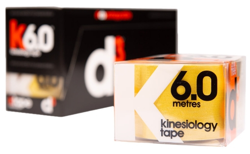 Снимка на K6.0 Кинезиологична Лента Жълта 5см x 6м - d3Tape