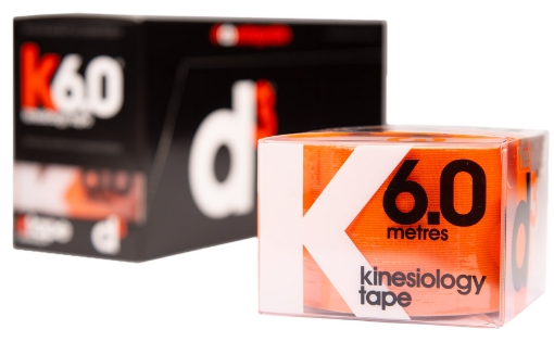 Снимка на K6.0 Кинезиологична Лента Оранжева 5см x 6м - d3Tape