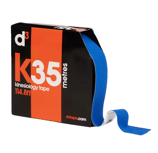 Снимка на K35 Кинезиологична Лента Кралско Синьо 5см x 35м - d3Tape