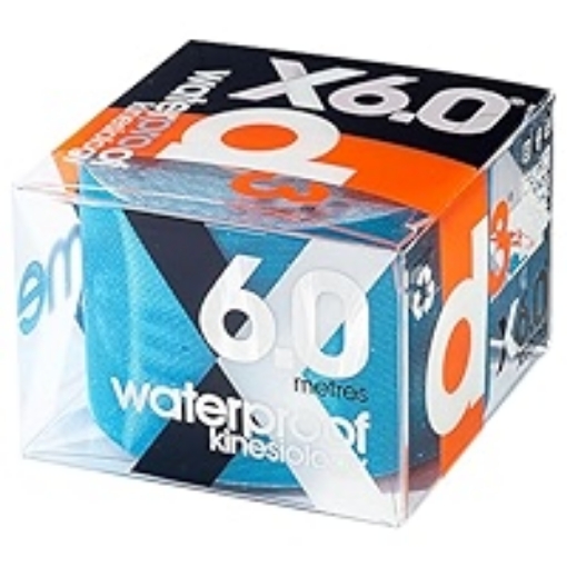 Снимка на Кинезио лента d3Tape X6.0 Waterproof - Електриково синьо, 5 см x 6 м