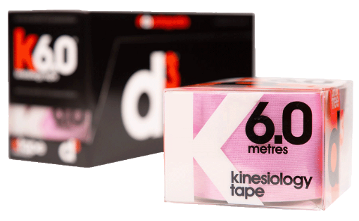 Снимка на K6.0 Кинезиологична лента Розово бонбон 5см x 6м - d3Tape