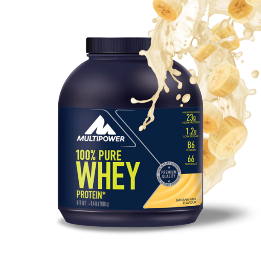 Снимка на 100% Pure Whey Protein - 2000g Банан и мляко MPower