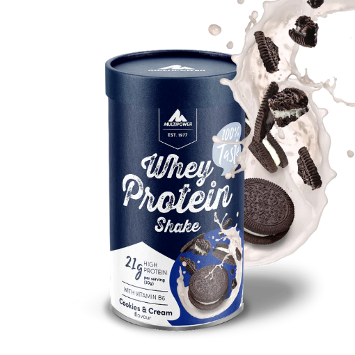 Снимка на Whey Protein Shake 420g - Бисквитки и крем MultiPower