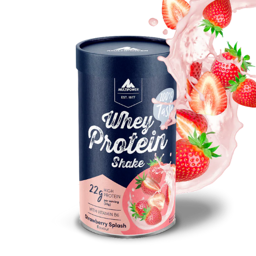 Снимка на Whey Protein Shake 420g - Ягоди Multipower