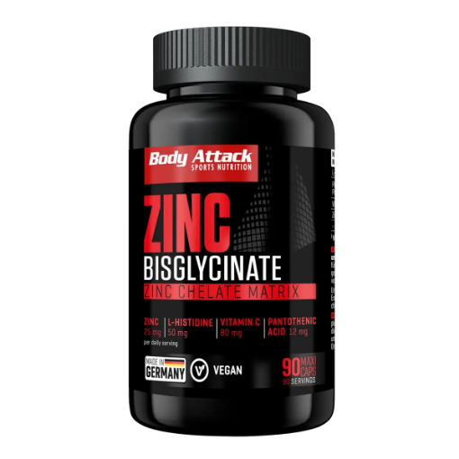 Снимка на Zinc Bisglycinate (90 Капсули) Body Attack