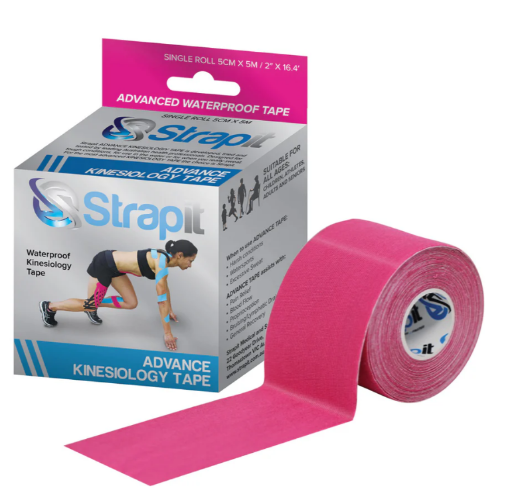 Снимка на Кинезиологична лента Advance 5cm x 5m Розова – Strapit