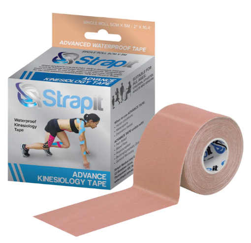 Снимка на Кинезиологична лента Advance 5cm x 5m Бежова – Strapit