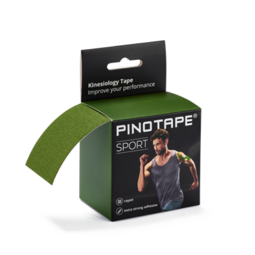 Снимка на Кинезио лента PINOTAPE® Sport - Маслиненозелено
