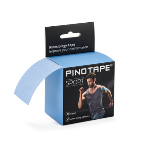Снимка на Кинезио лента PINOTAPE® Sport - Ледено синьо