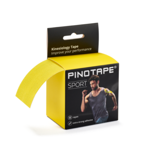 Снимка на Кинезио лента PINOTAPE® Sport - Жълто