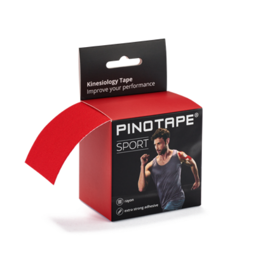Снимка на Кинезио лента PINOTAPE® Sport - Червена
