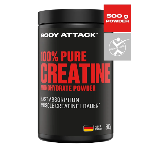 Снимка на КРЕАТИН ПРАХ 500Г BODY ATTACK