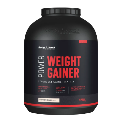 Снимка на Power Weight Gainer 4750g - Cookies n Cream Body Attack