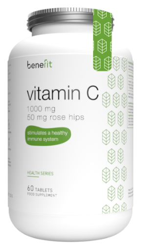 Снимка на Витамин C 1000mg - 60 таблетки Benefit