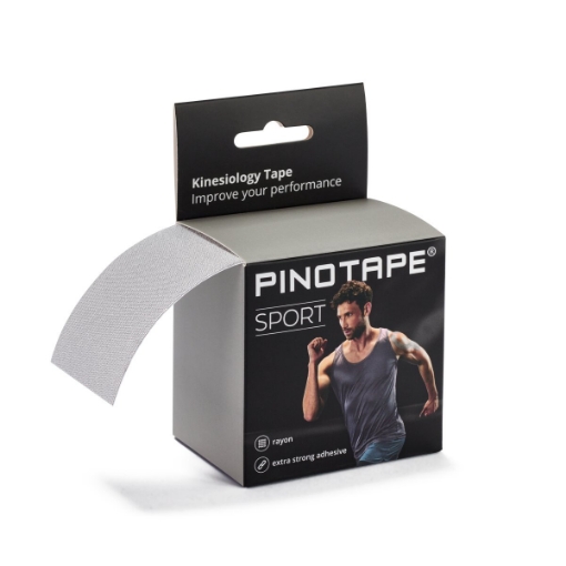 Снимка на Кинезио лента PINOTAPE® Sport - Сребриста