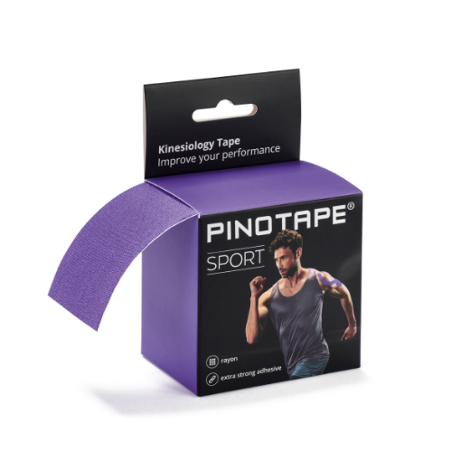 Снимка на Кинезио лента PINOTAPE® Sport - Лилава