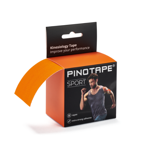 Снимка на Кинезио лента PINOTAPE® Sport - Оранжева