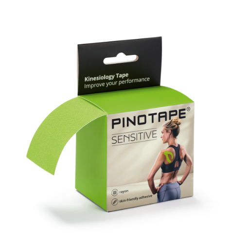 Снимка на  Kinesio лента PINOTAPE® Sport Sensitiv - Лайм
