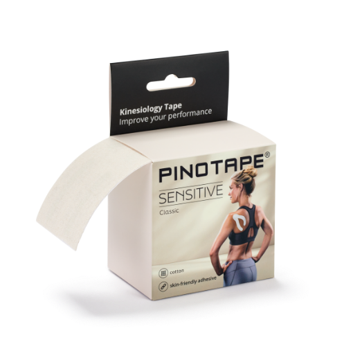 Снимка на Кинезио лента PINOTAPE® Sensitive Classic - Без оцветяване, 5 м x 5 см