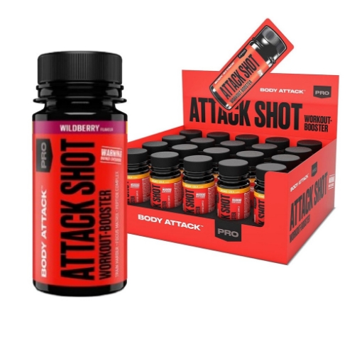 Снимка на ATTACK SHOTS 20 x 60мл - Дива ягода