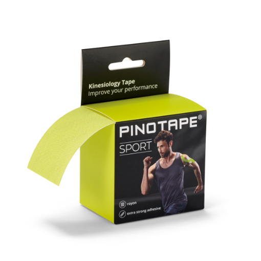 Снимка на Кинезио лента PINOTAPE® Sport - Неоново жълто