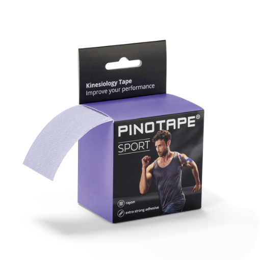 Снимка на Кинезио лента PINOTAPE® Sport - Светла лавандула