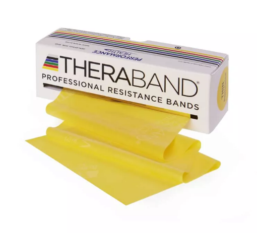 Снимка на Еластична лента THERA-BAND® Thin 1.3kg - Жълта