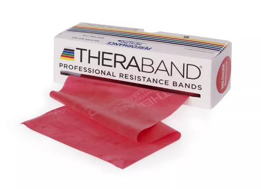 Снимка на Еластична лента THERA-BAND® Medium 1.7kg - Червена