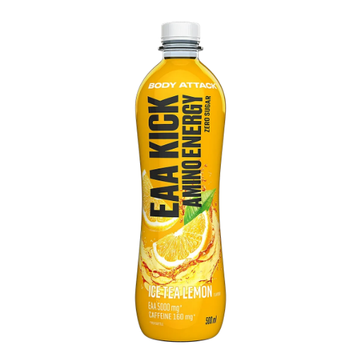 Снимка на EAA Kick Amino Ice Tea Lemon - 500ml Body Attack
